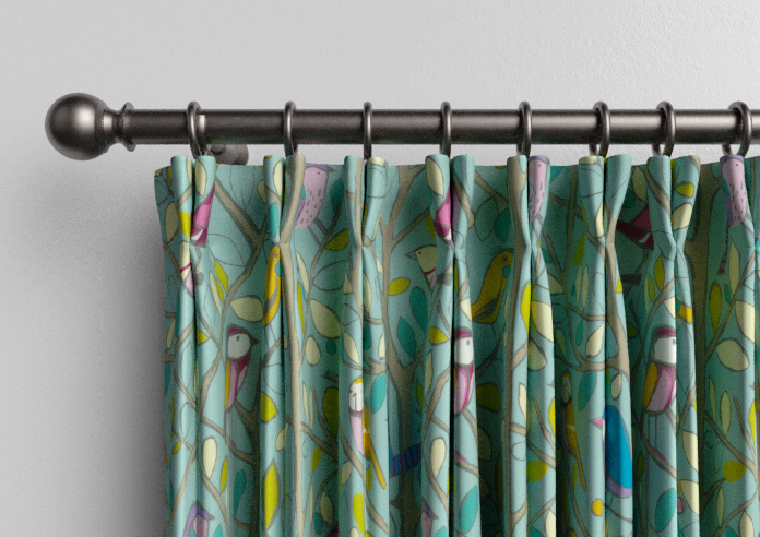 Tweety, Duckegg - Made to Measure Curtains - Image 10